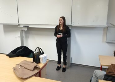 Lezsák Doroti volt rendész tanulónk tartott előadást iskolánkban